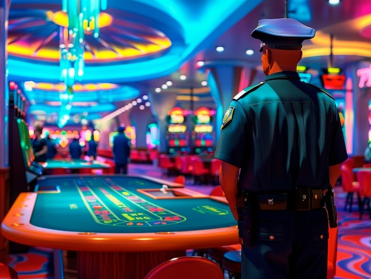 Live-dealer roulette table interface showing betting grid and live camera feed